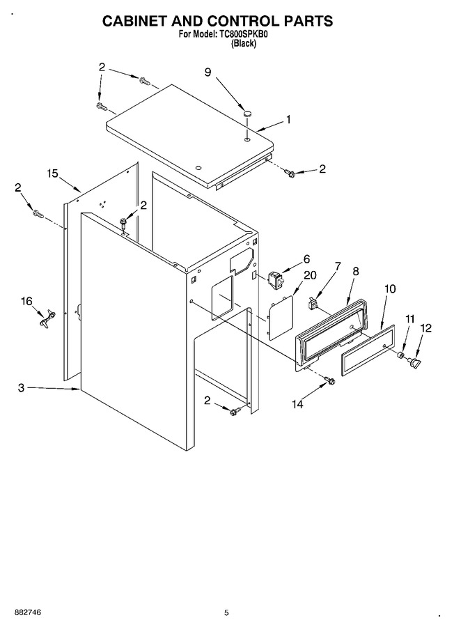 Diagram for TC800SPKB0