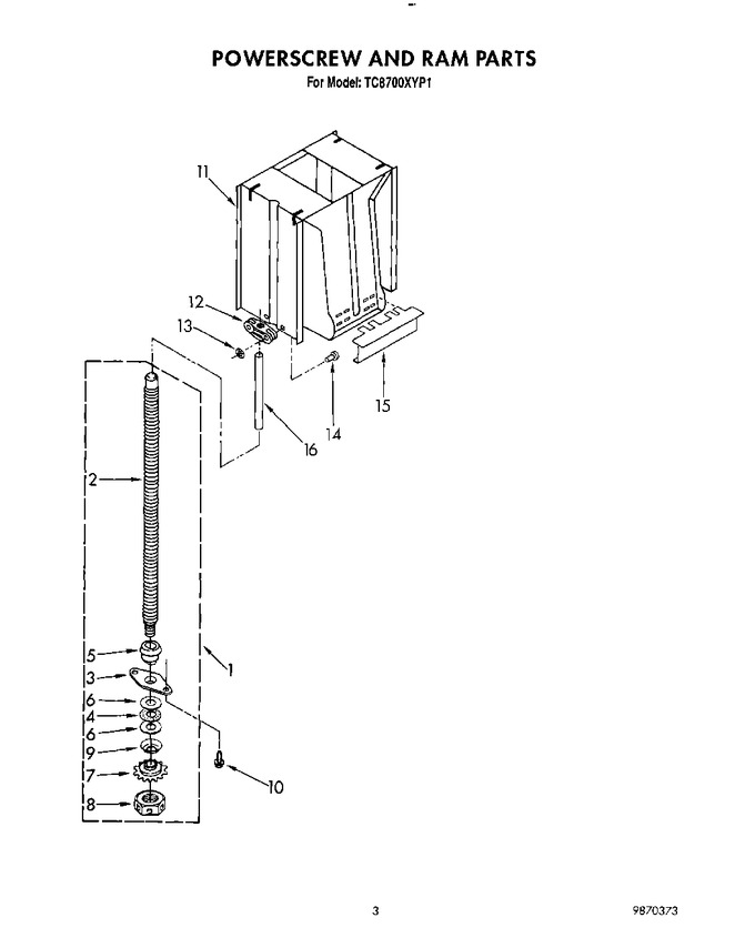 Diagram for TC8700XYP1
