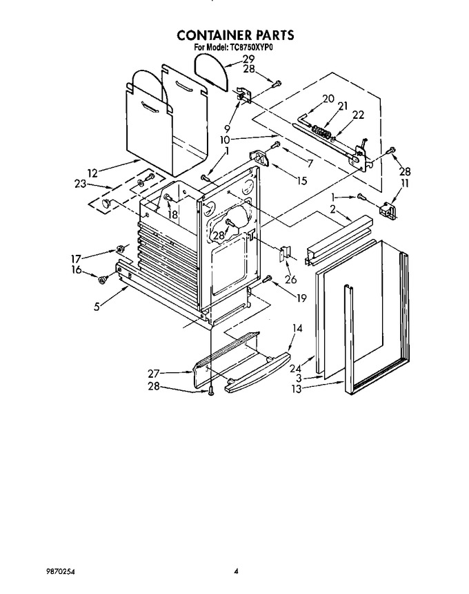 Diagram for TC8750XYP0