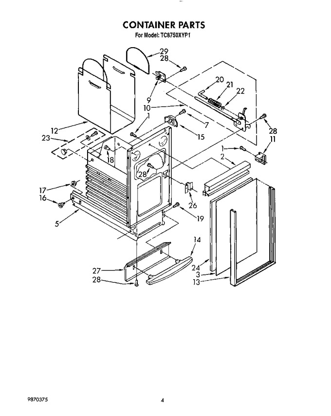 Diagram for TC8750XYP1
