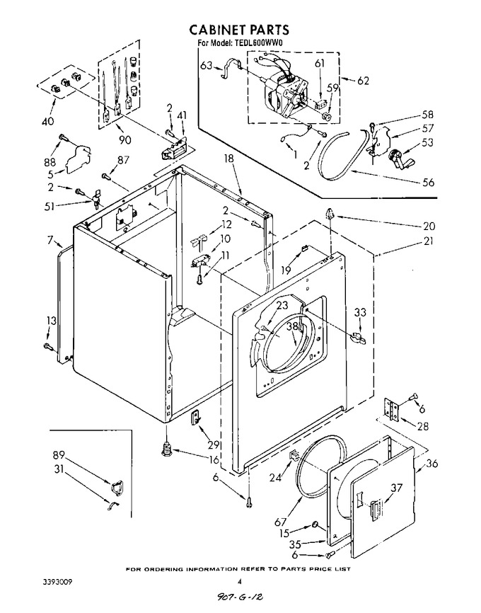 Diagram for TEDL600WN0