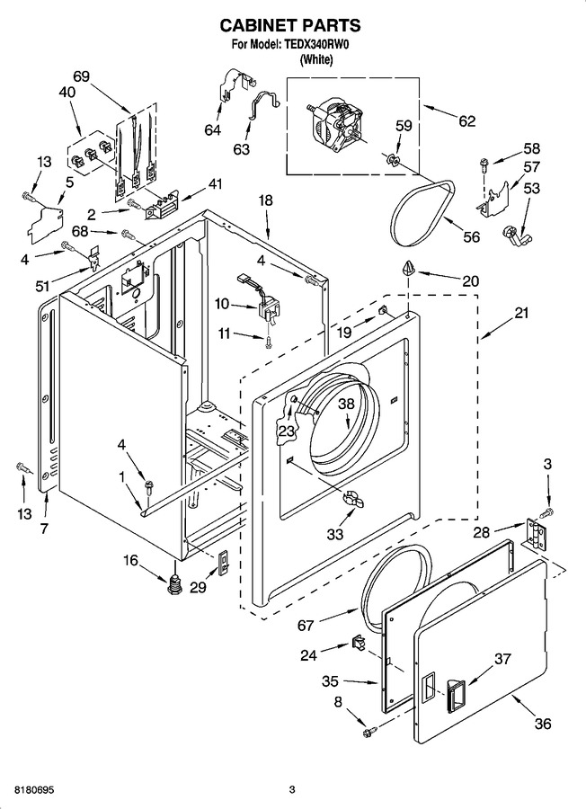 Diagram for TEDX340RW0