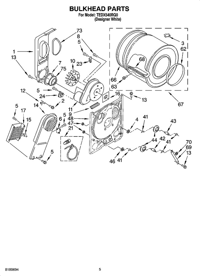 Diagram for TEDX540RQ0