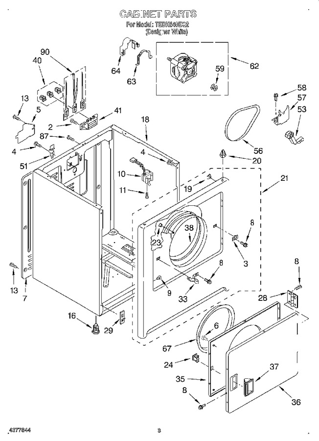 Diagram for TEDX640EQ2