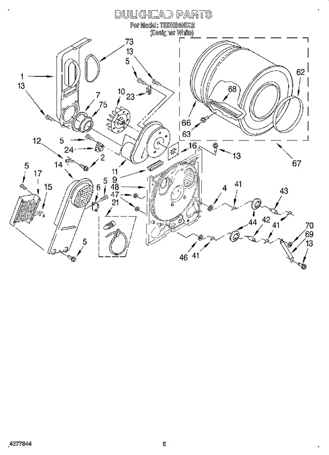 Diagram for TEDX640EQ2