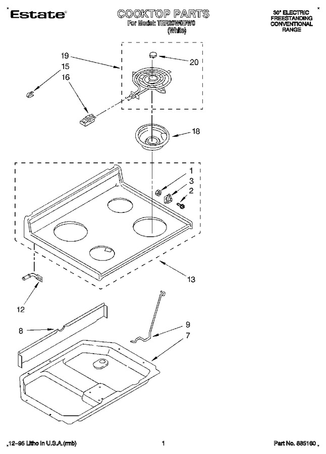 Diagram for TER20W0DW0