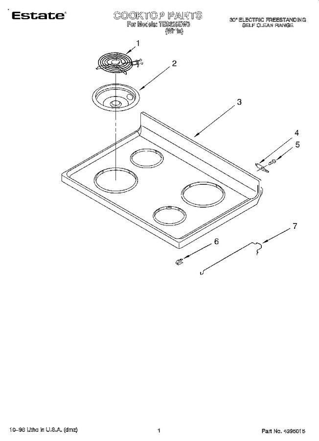 Diagram for TES325EW0