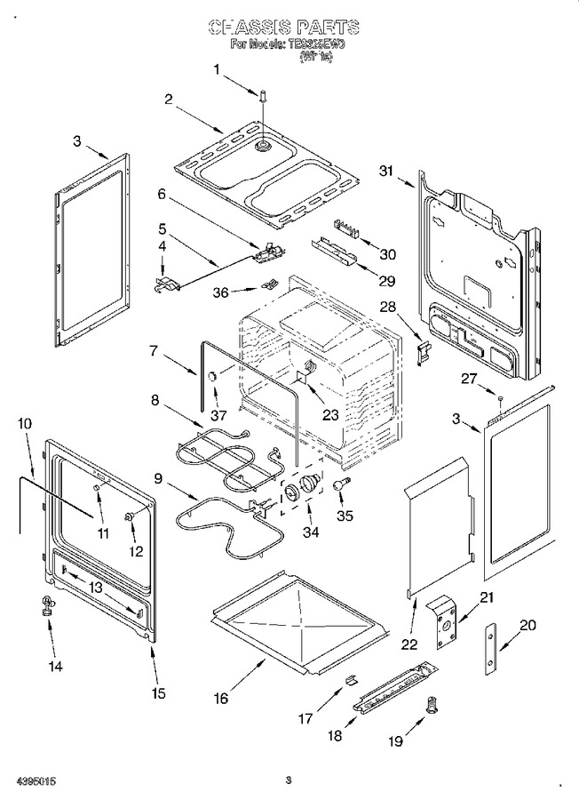Diagram for TES325EW0