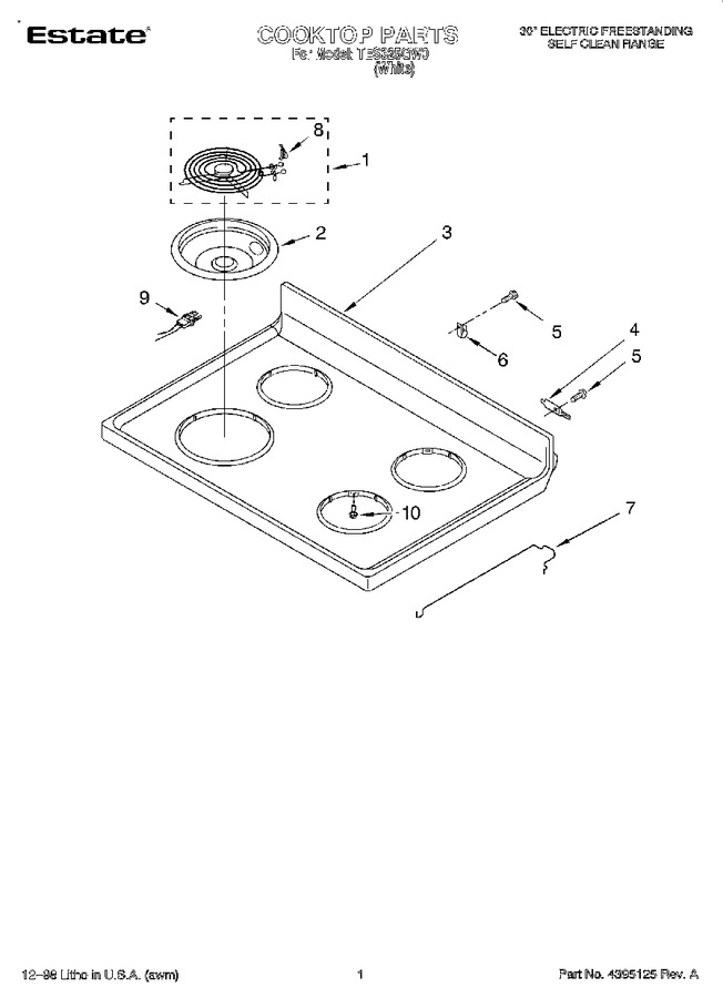 Diagram for TES325GW0
