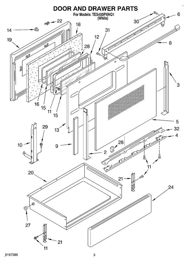 Diagram for TES400PXHQ1