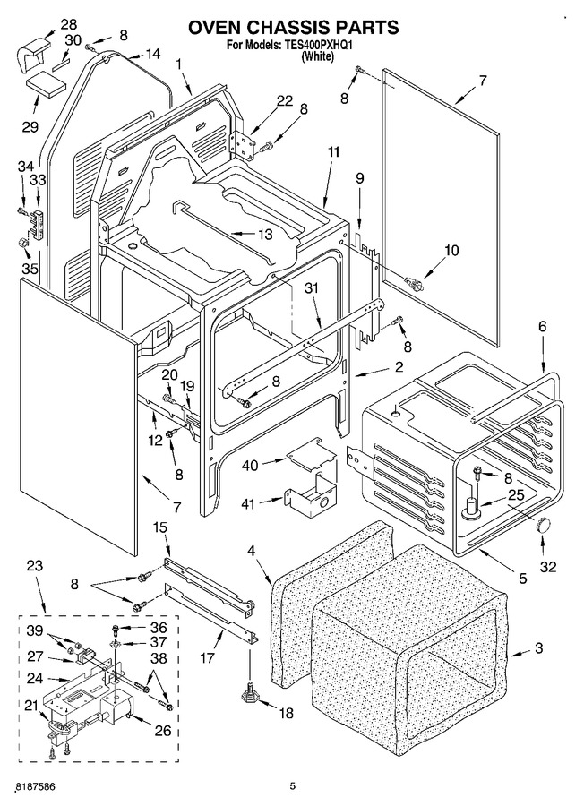 Diagram for TES400PXHQ1
