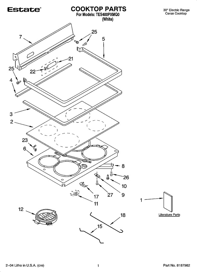 Diagram for TES400PXMQ0