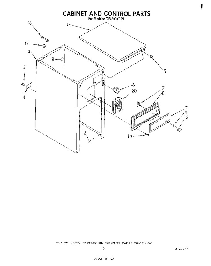 Diagram for TF4500XRP1