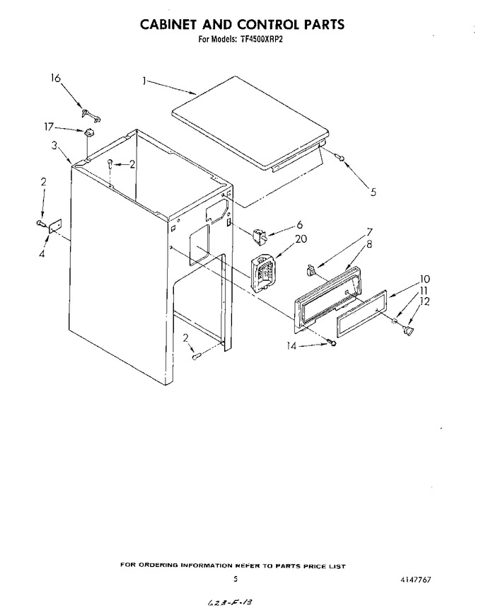 Diagram for TF4500XRP2
