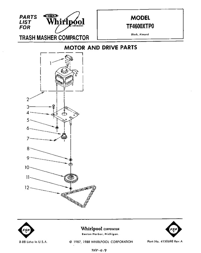 Diagram for TF4600XTP0