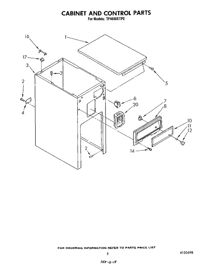 Diagram for TF4600XTP0