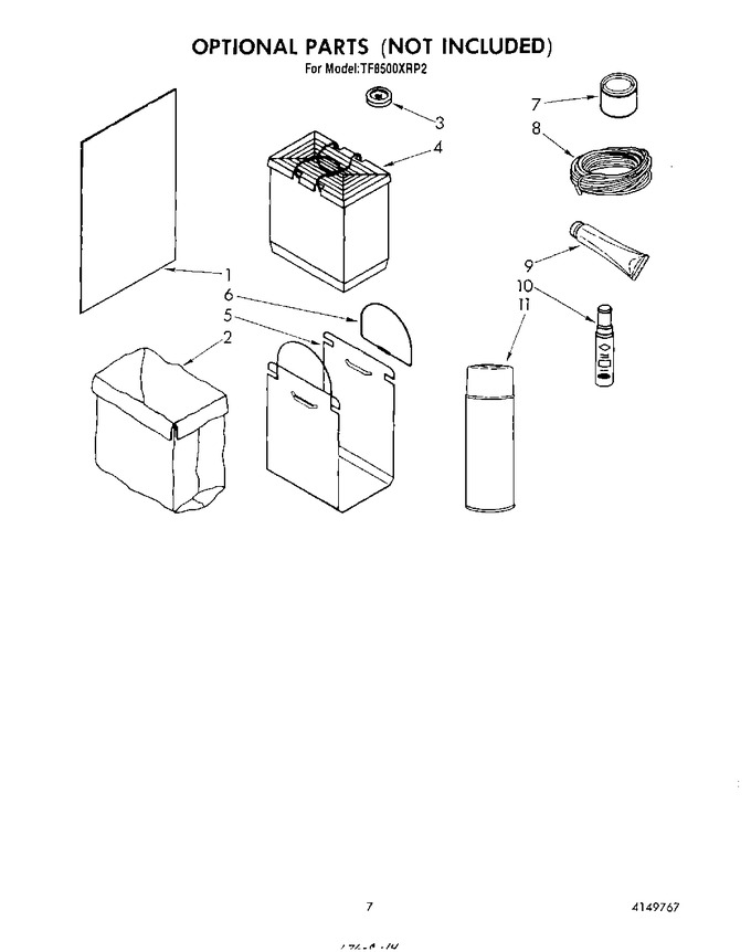 Diagram for TF8500XRP2