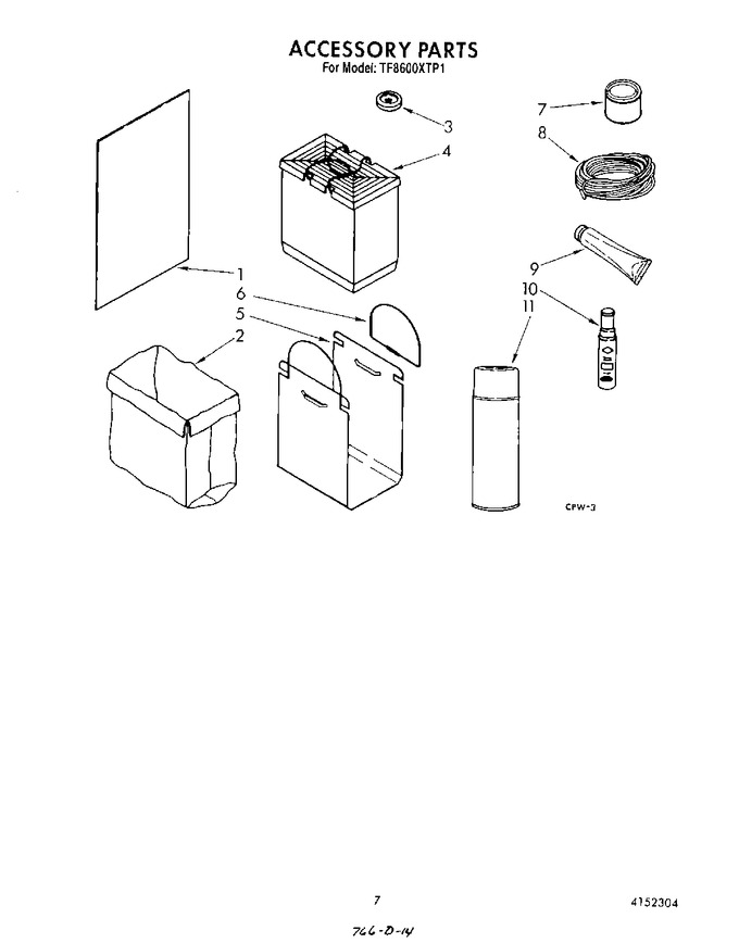 Diagram for TF8600XTP1