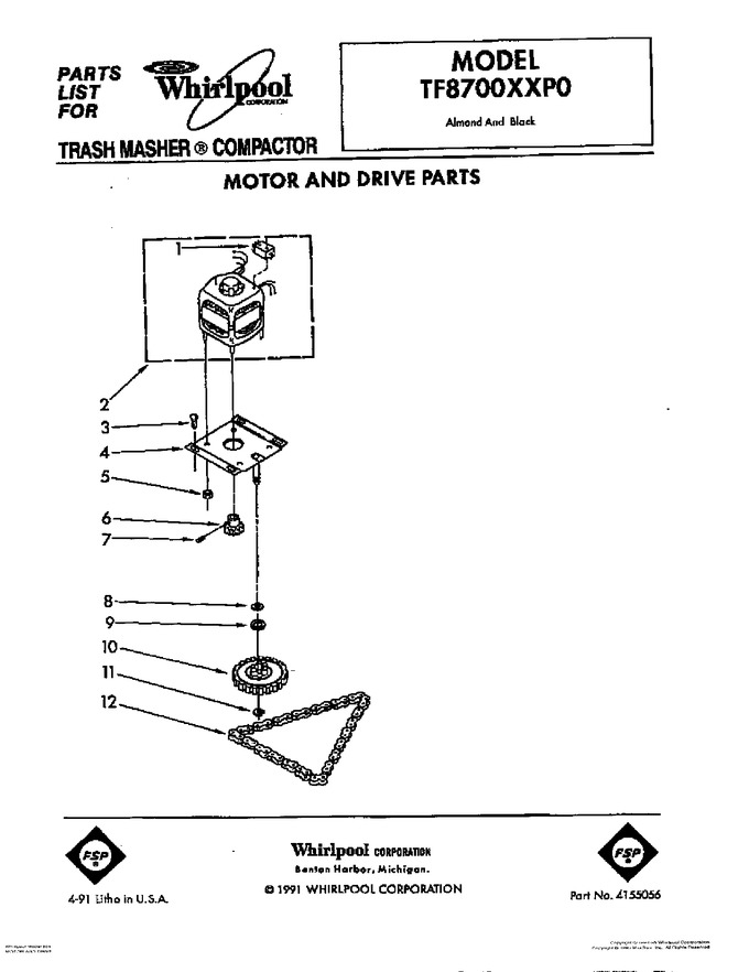 Diagram for TF8700XXP0