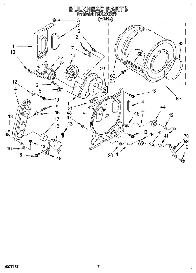 Diagram for TGDL200BW0