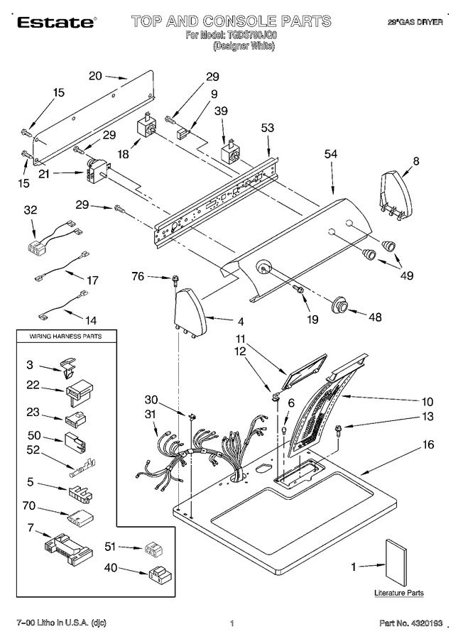 Diagram for TGDS780JQ0