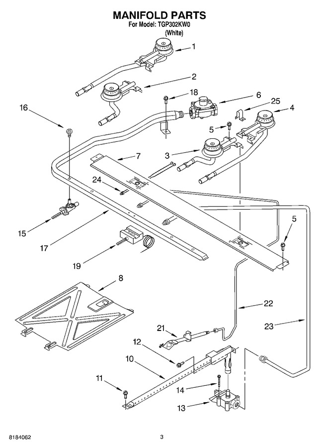 Diagram for TGP302KW0