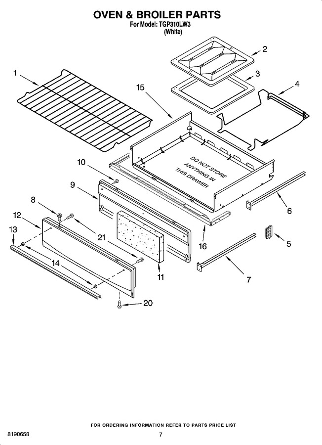 Diagram for TGP310LW3