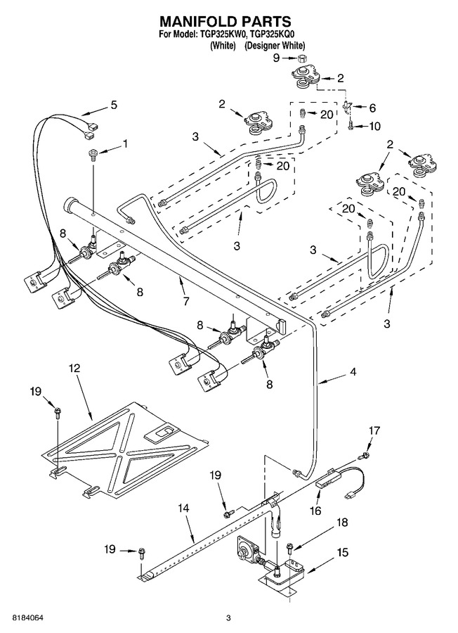 Diagram for TGP325KW0