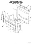Diagram for 02 - Control Panel Parts