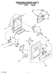 Diagram for 09 - Dispenser Front Parts