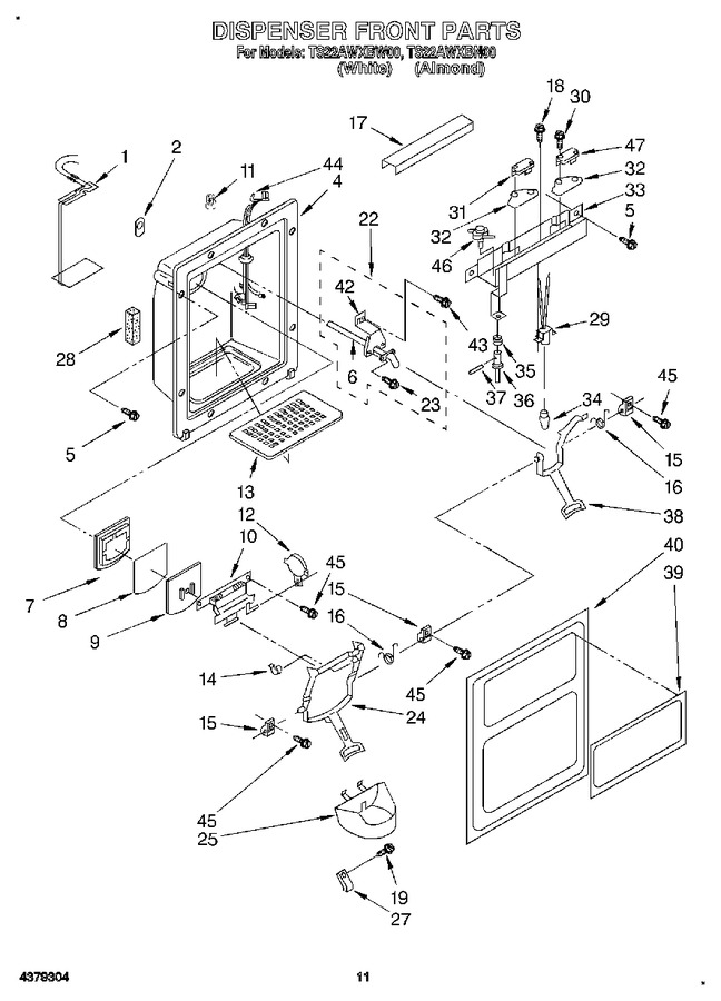 Diagram for TS22AWXBN00