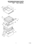 Diagram for 03 - Refrigerator Shelf Parts