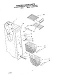 Diagram for 04 - Freezer Liner Parts