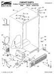 Diagram for 01 - Cabinet Parts