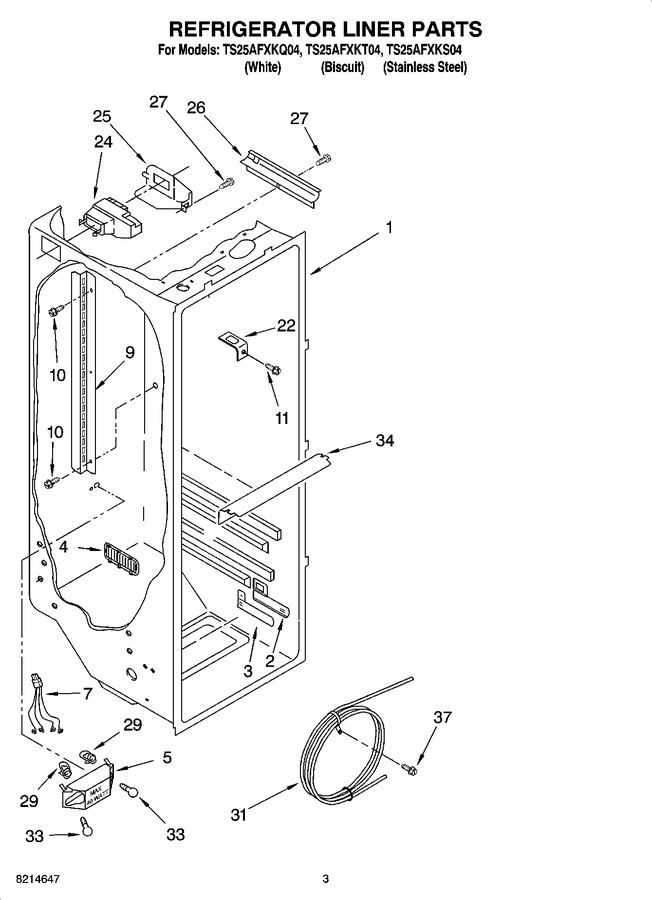 Diagram for TS25AFXKT04