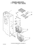 Diagram for 04 - Freezer Liner Parts