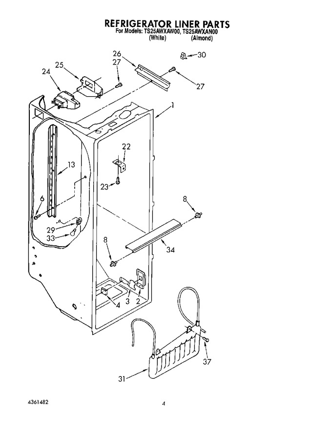 Diagram for TS25AWXAW00