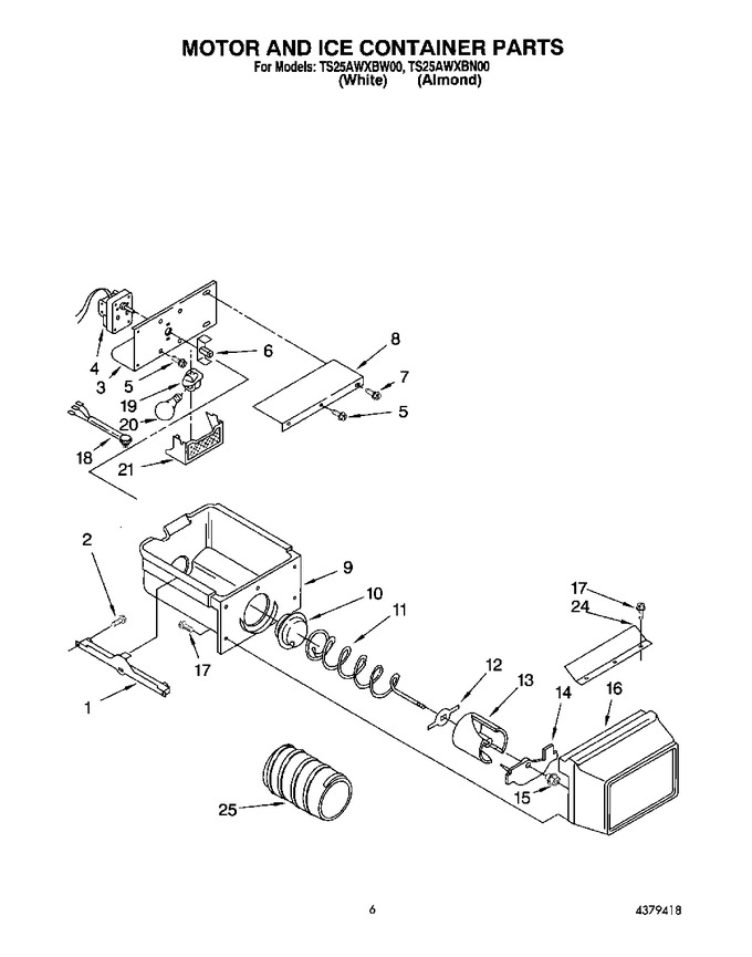 Diagram for TS25AWXBW00
