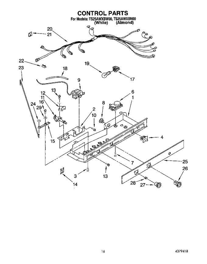 Diagram for TS25AWXBW00