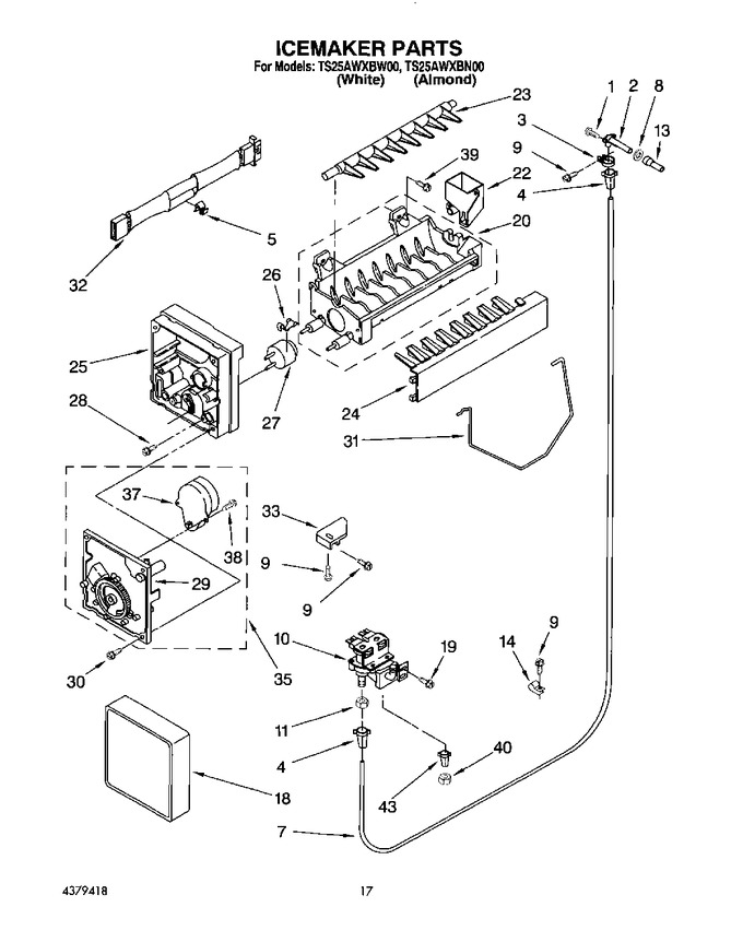Diagram for TS25AWXBN00