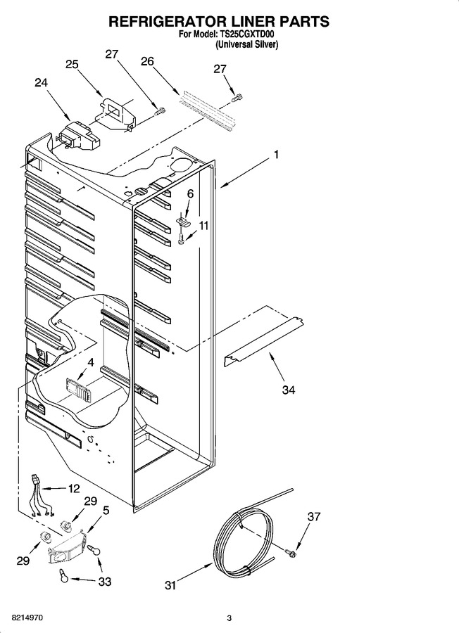 Diagram for TS25CGXTD00