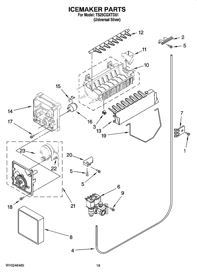 Diagram for TS25CGXTD01