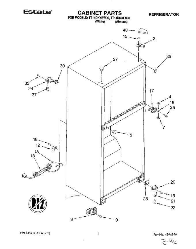 Diagram for TT14DKXEW00