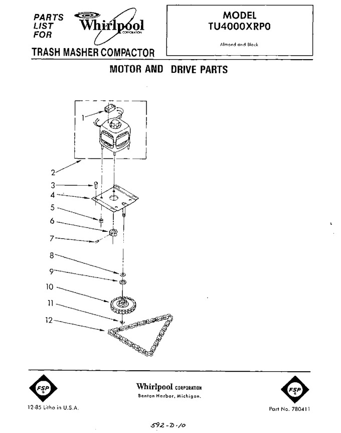 Diagram for TU4000XRP0