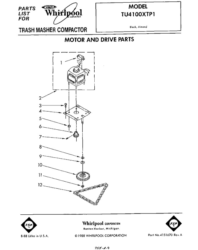 Diagram for TU4100XTP1