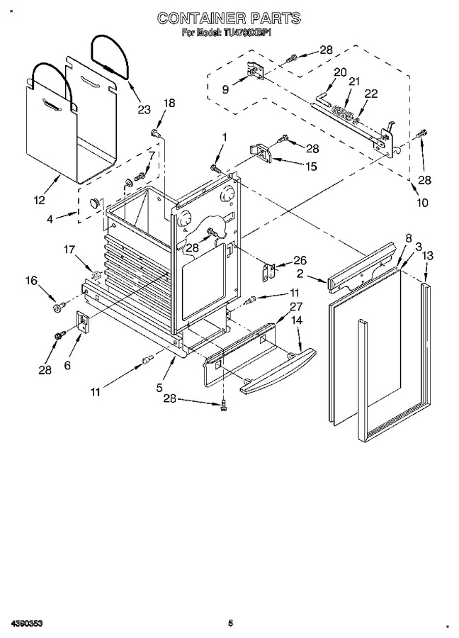 Diagram for TU4700XBP1