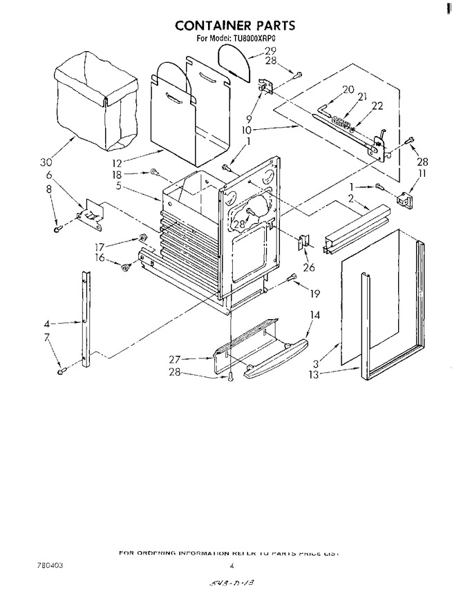 Diagram for TU8000XRP0