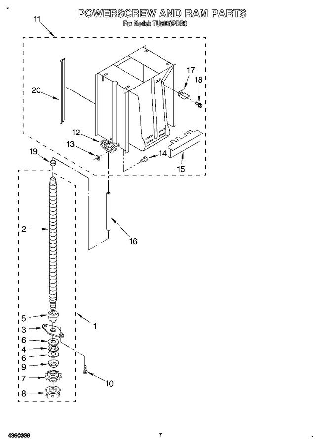 Diagram for TU800SPDB0