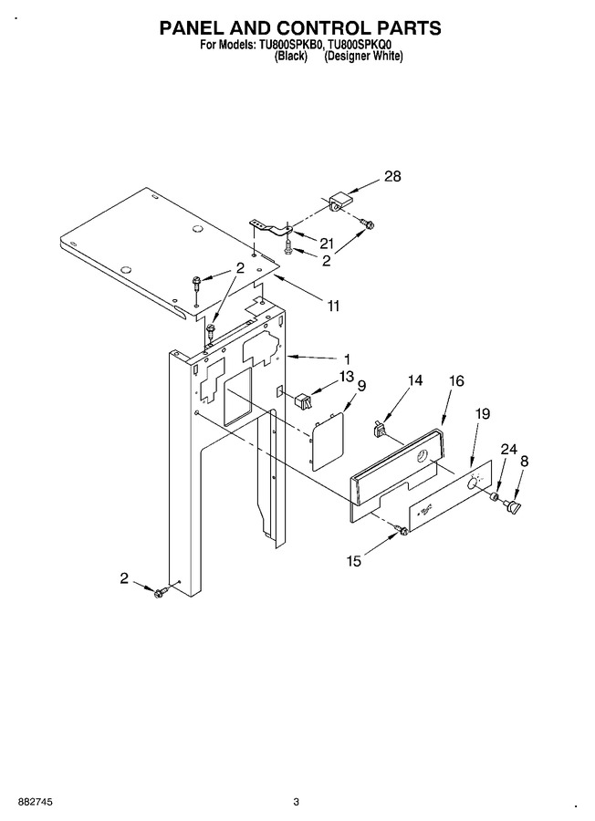 Diagram for TU800SPKB0