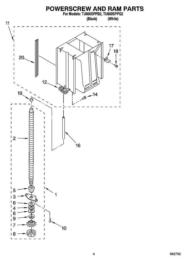 Diagram for TU800SPPQ2